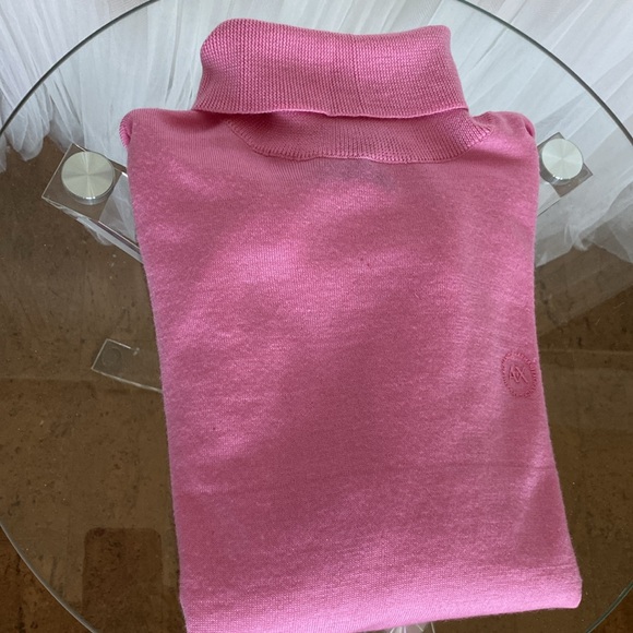 A/X Armani Exchange 100% Merino wool! Lightweight pink turtleneck! Size Medium - Picture 15 of 16